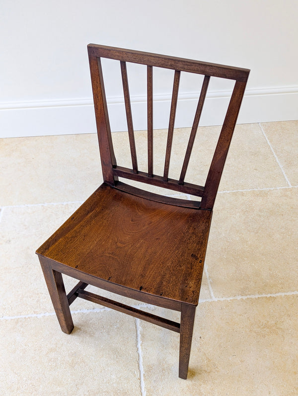 Antique Victorian Oak Vernacular Side Chair c.1850