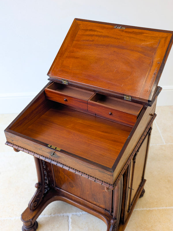 Antique William IV Rosewood Davenport Desk by W&C Wilkinson c.1835