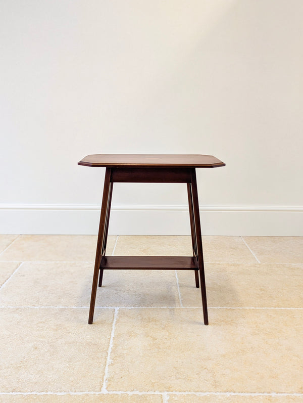 Antique Edwardian Inlaid Mahogany Occasional Table c.1905