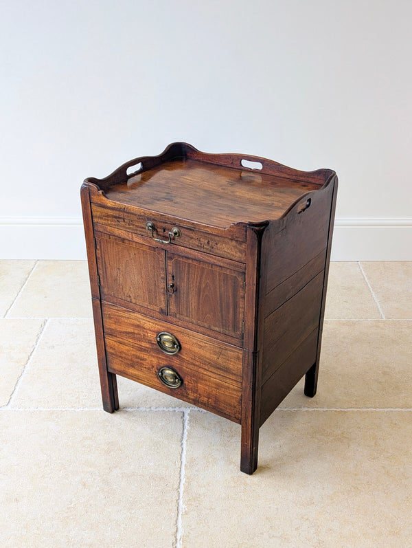 Antique Georgian Mahogany Bedside Commode c.1800