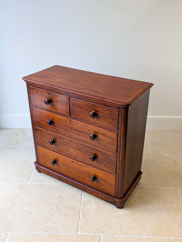 Antique Victorian Mahogany Chest of Drawers c.1870