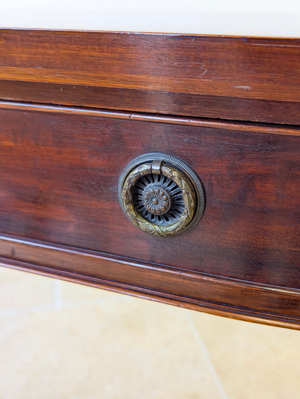 Antique Edwardian Mahogany Regency Style Console Table c.1905