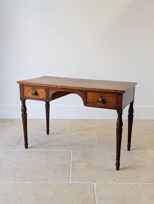 Antique Regency Mahogany Kneehole Writing Table c.1820