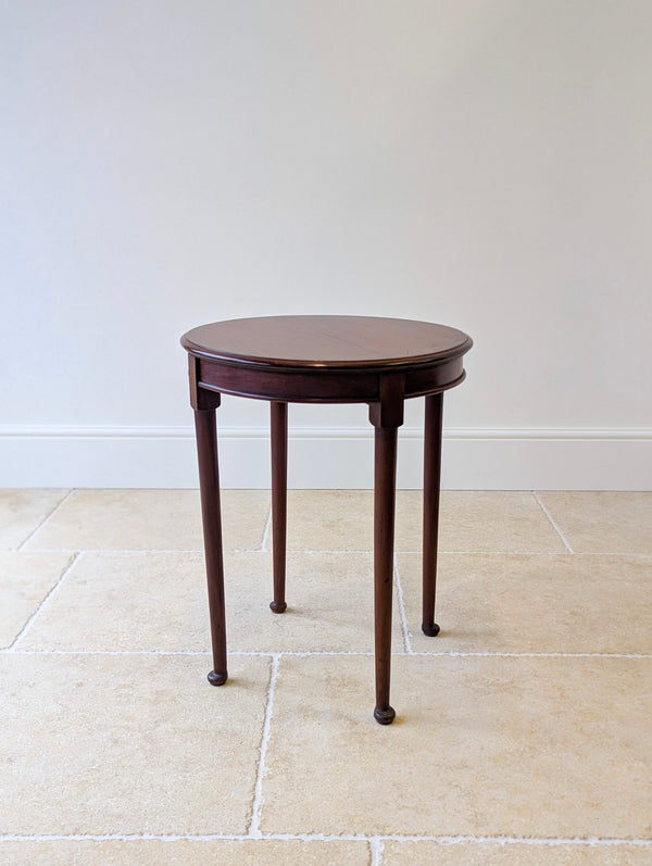 Antique Edwardian Mahogany Circular Occasional Table c.1910