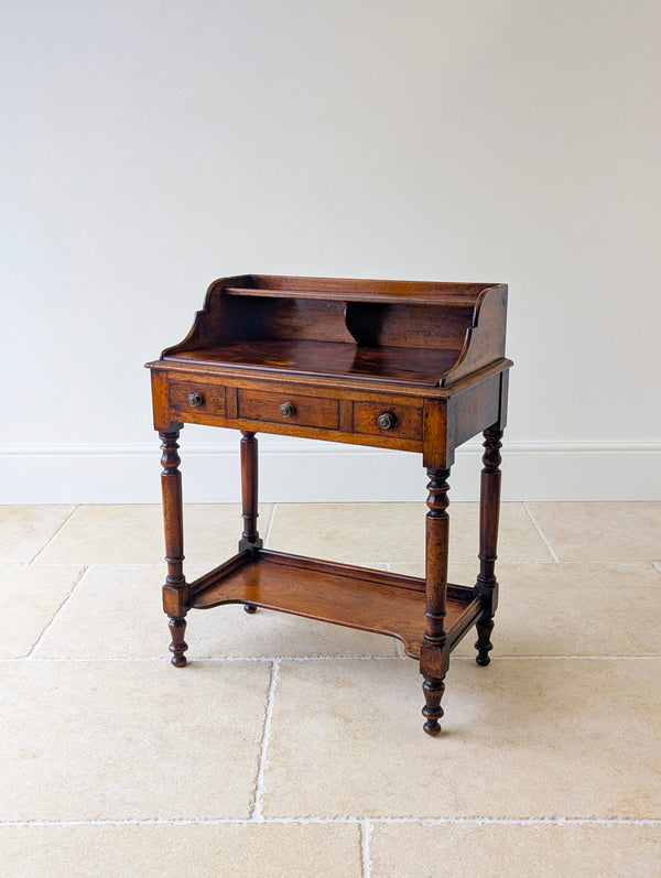 Antique Victorian Walnut Small Writing Table c.1890
