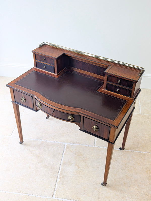 Antique Edwardian Mahogany Writing Desk c.1910