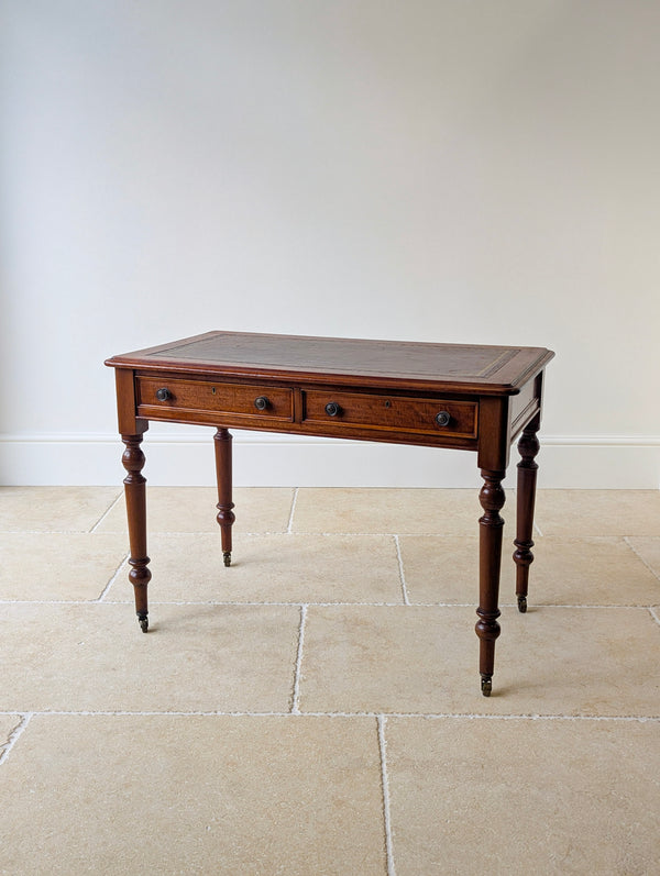 Antique Victorian Mahogany Writing Table c.1890