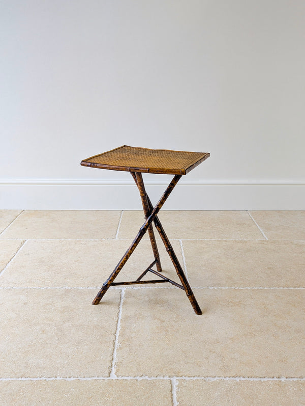Antique Victorian Bamboo Occasional Table c.1890