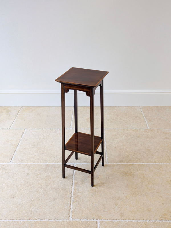 Antique Edwardian Mahogany Plant Stand c.1910