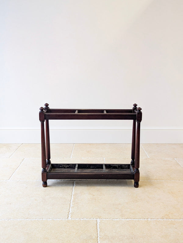 Antique Victorian Mahogany Country House Stick Stand c.1890