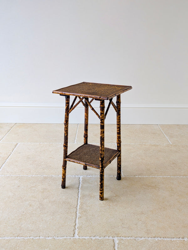 Antique Victorian Bamboo Occasional Table c.1890