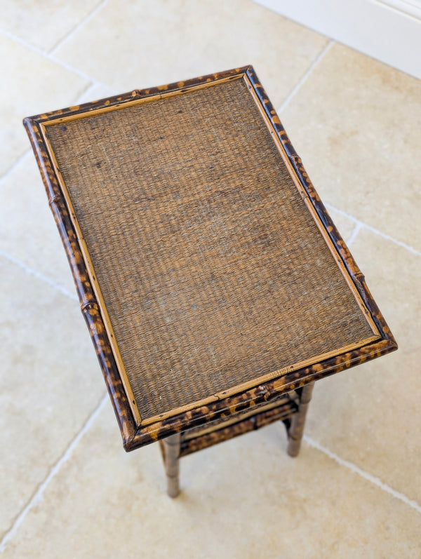Antique Victorian Bamboo Occasional Table c.1890