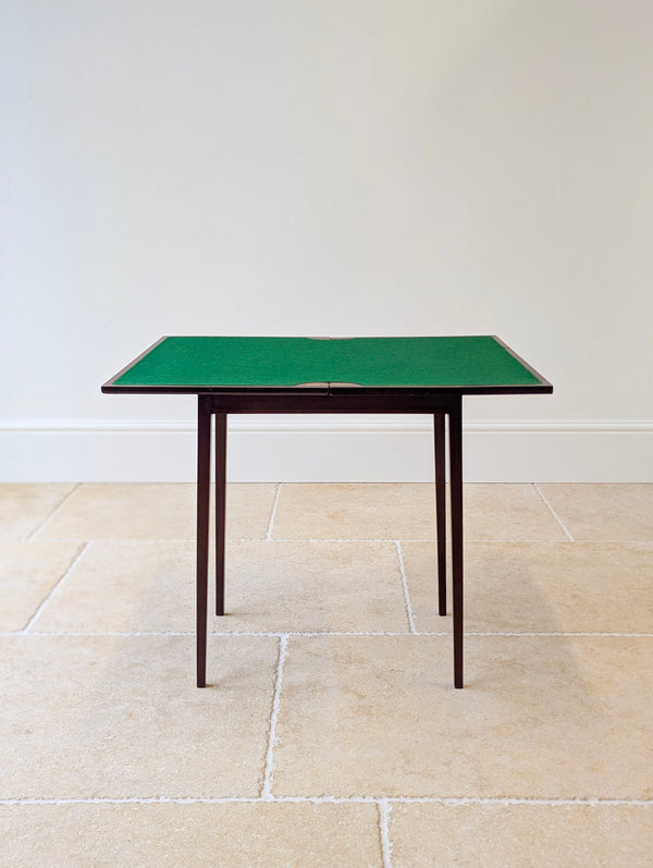 Antique Edwardian Mahogany Fold-Over Card Table c.1910