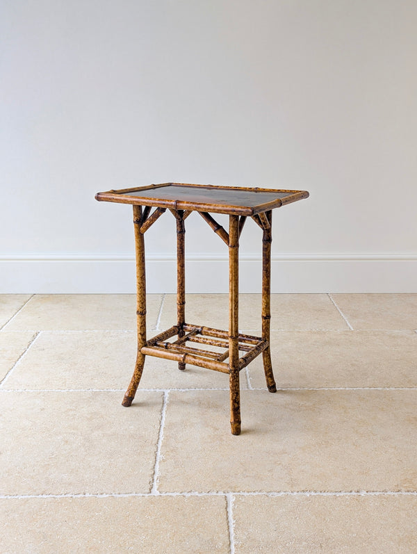 Antique Victorian Bamboo Occasional Table c.1890