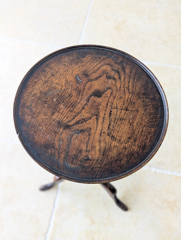 Antique Georgian Mahogany Tripod Wine Table c.1800