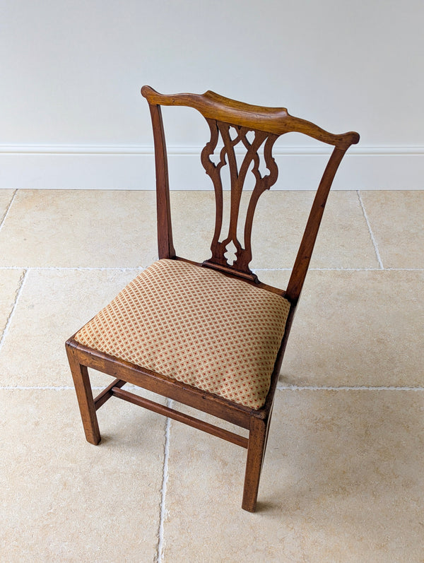 Antique George III Mahogany Side Chair c.1790