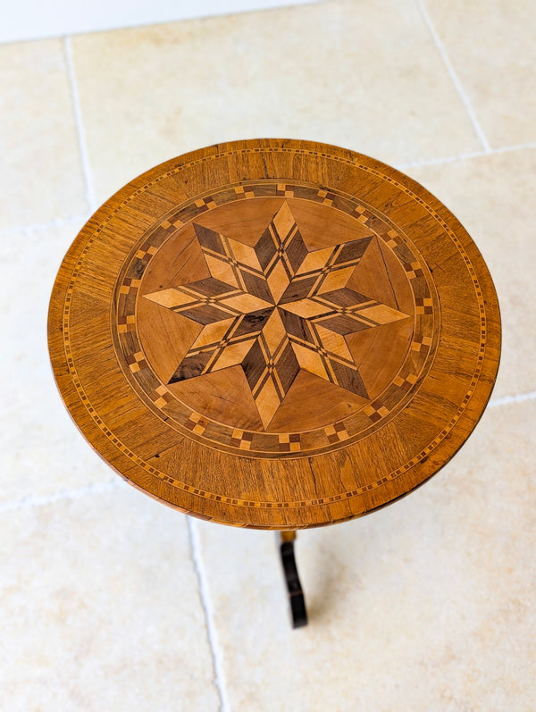 Antique Victorian Italian Marquetry Sorrento Table c.1880