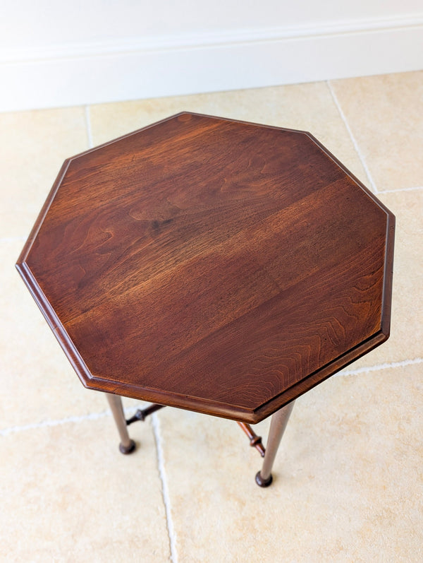 Antique Victorian Aesthetic Movement Mahogany Octagonal Occasional Table c.1890