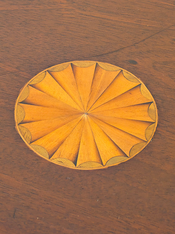 Antique Edwardian Inlaid Mahogany Occasional Table c.1905