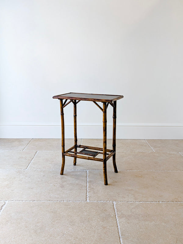 Antique Victorian Bamboo Occasional Table c.1890