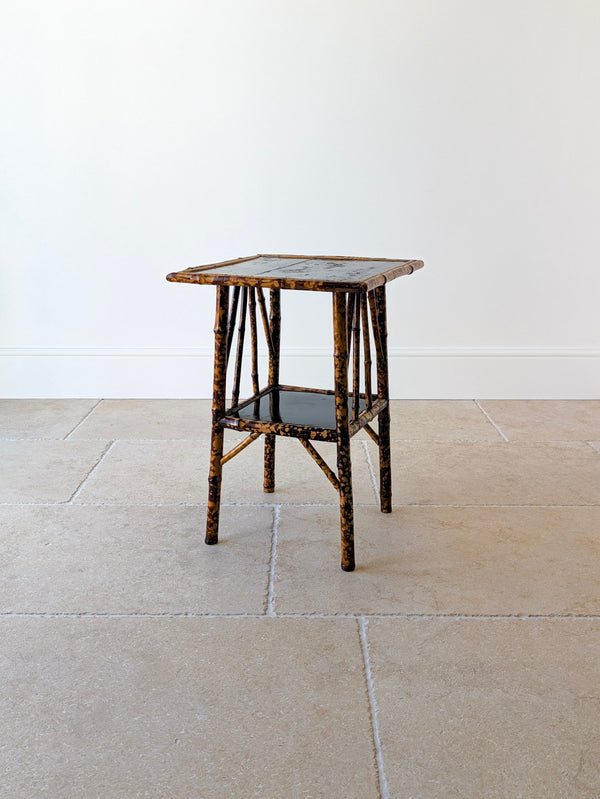 Antique Victorian Bamboo Occasional Table c.1890