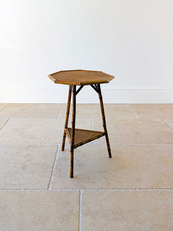 Antique Victorian Bamboo Occasional Table c.1890