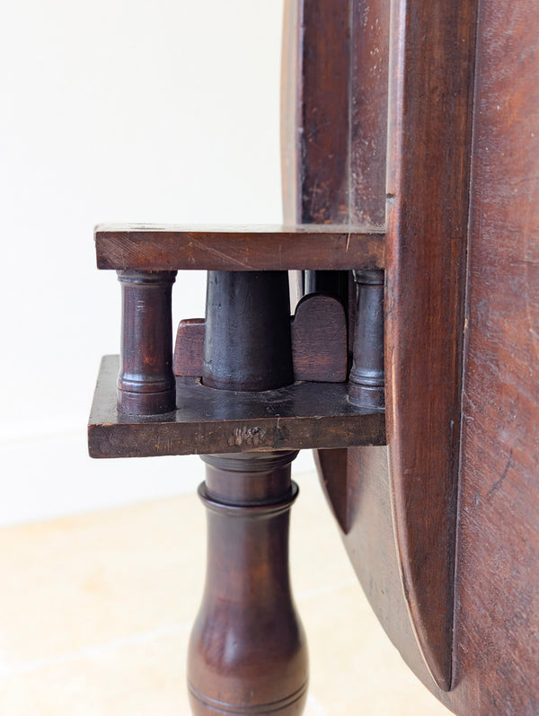 Antique Georgian Mahogany Birdcage Tripod Table c.1790
