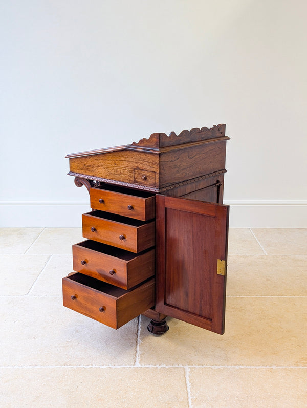 Antique William IV Rosewood Davenport Desk by W&C Wilkinson c.1835