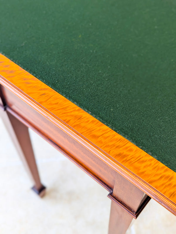 Antique Victorian Mahogany Card Table c.1890