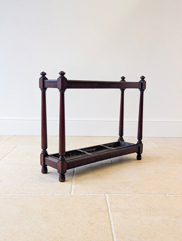 Antique Victorian Mahogany Country House Stick Stand c.1890