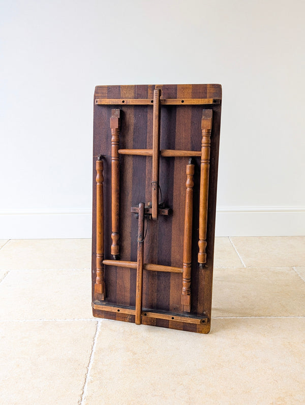 Antique Edwardian Oak Folding Table c.1905