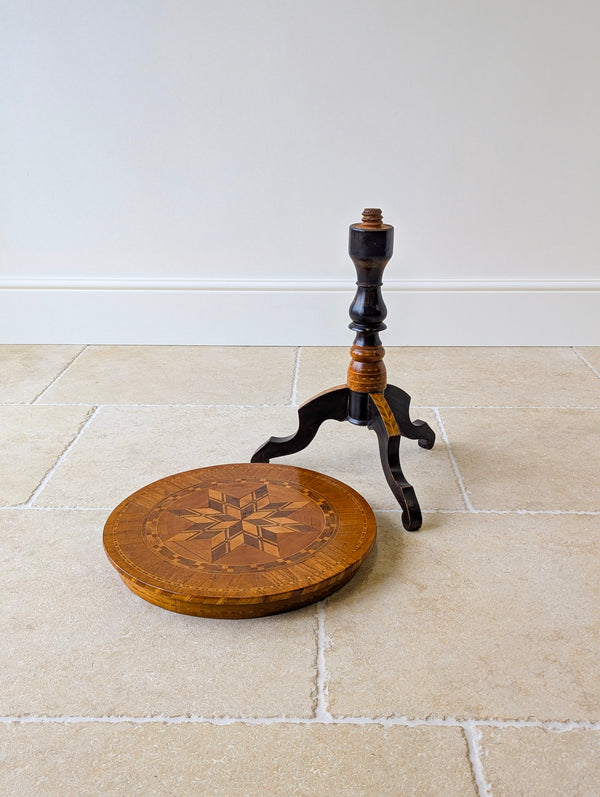 Antique Victorian Italian Marquetry Sorrento Table c.1880