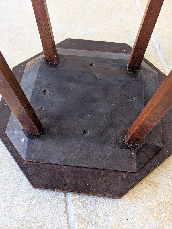 Antique Victorian Walnut Arts & Crafts Occasional Table c.1890