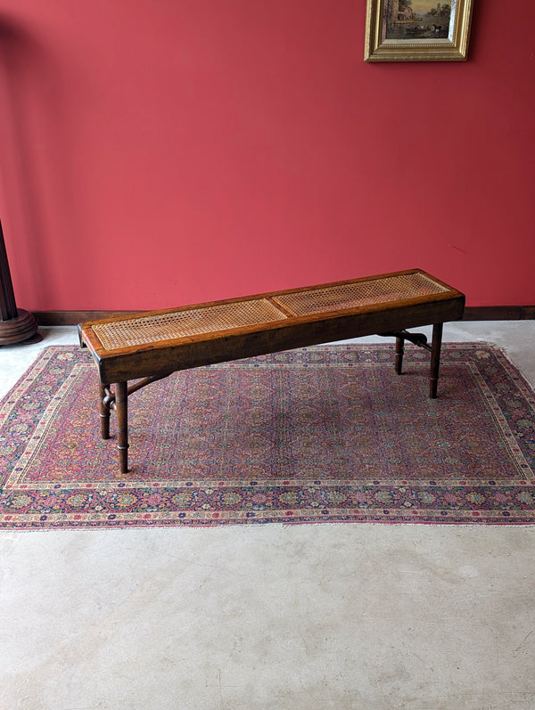 Antique 19th Century Folding Campaign Bench