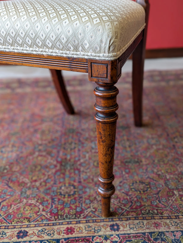 Set of 4 Antique Victorian Mahogany Dining Chairs