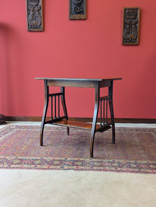 Antique Victorian Inlaid Rosewood Occasional Table