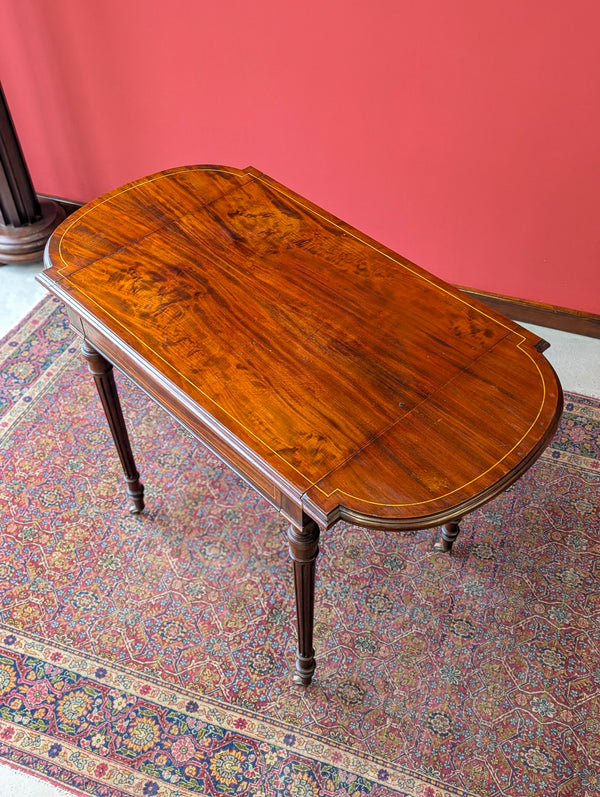 Antique Edwardian Mahogany Extending Occasional Table