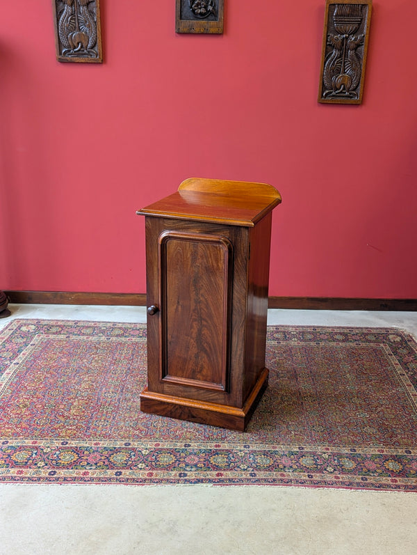 Antique Victorian Mahogany Pot Cupboard Bedside Circa 1880