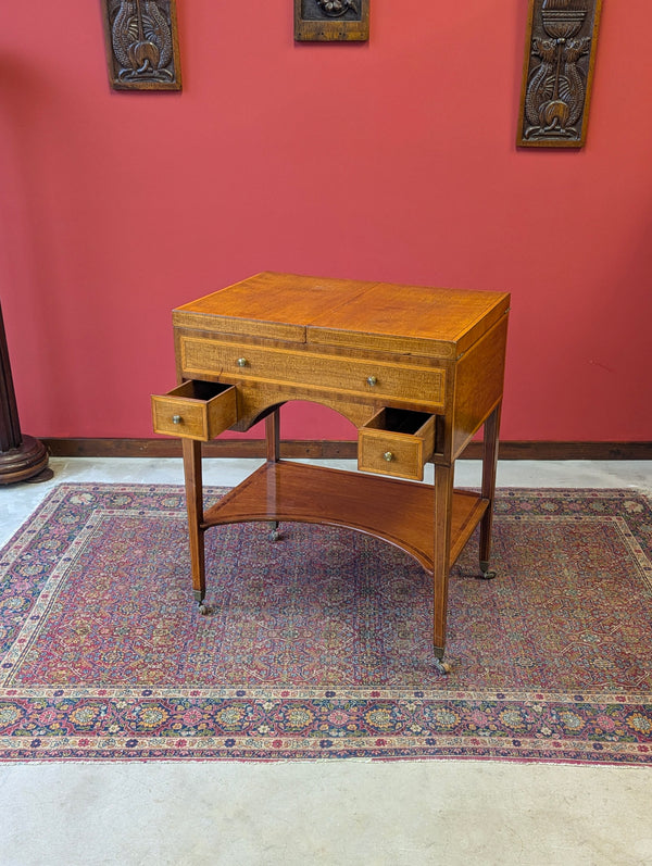 Antique Edwardian Mahogany Poudreuse Dressing Table