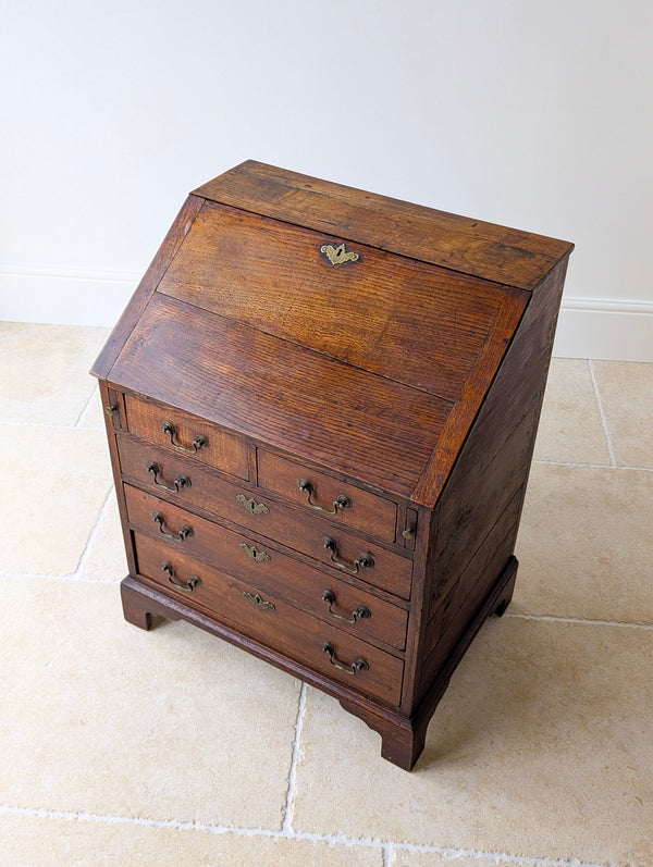 Antique George III Oak Bureau c.1780