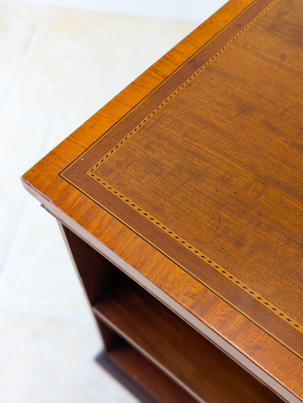Antique Edwardian Inlaid Mahogany Revolving Bookcase c.1910