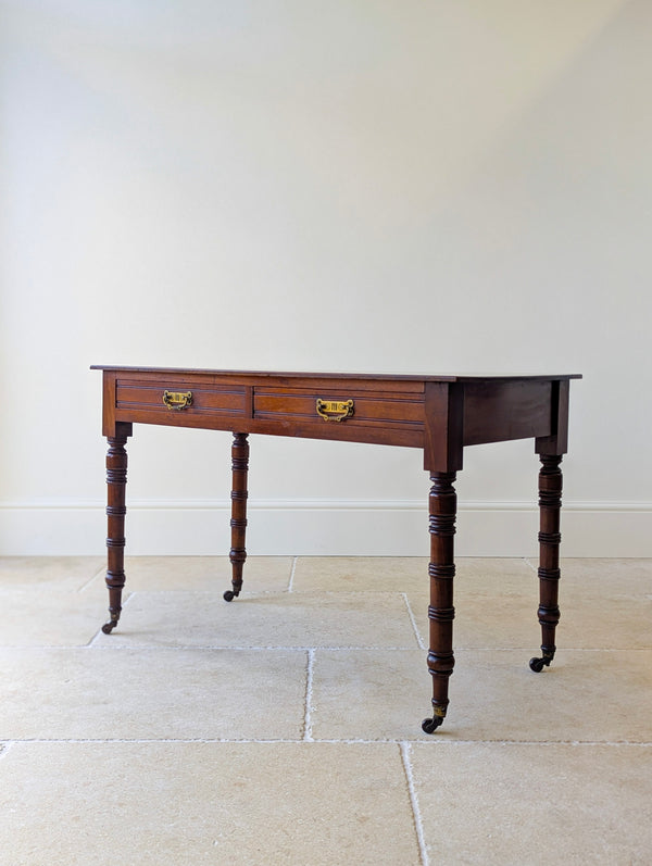 Antique Victorian Mahogany Writing Table c.1880