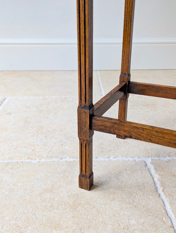 Antique Golden Oak Occasional Table c.1920