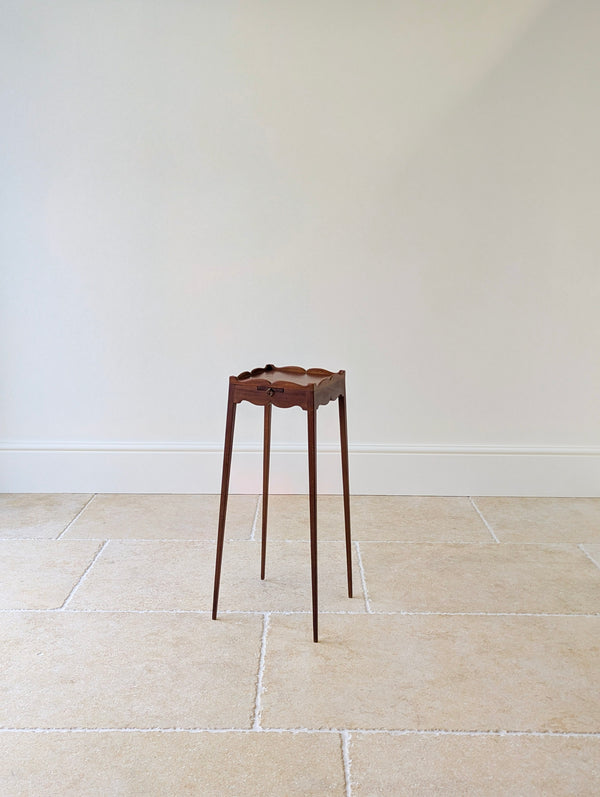 Antique Edwardian Mahogany Urn Stand with Slide c.1905