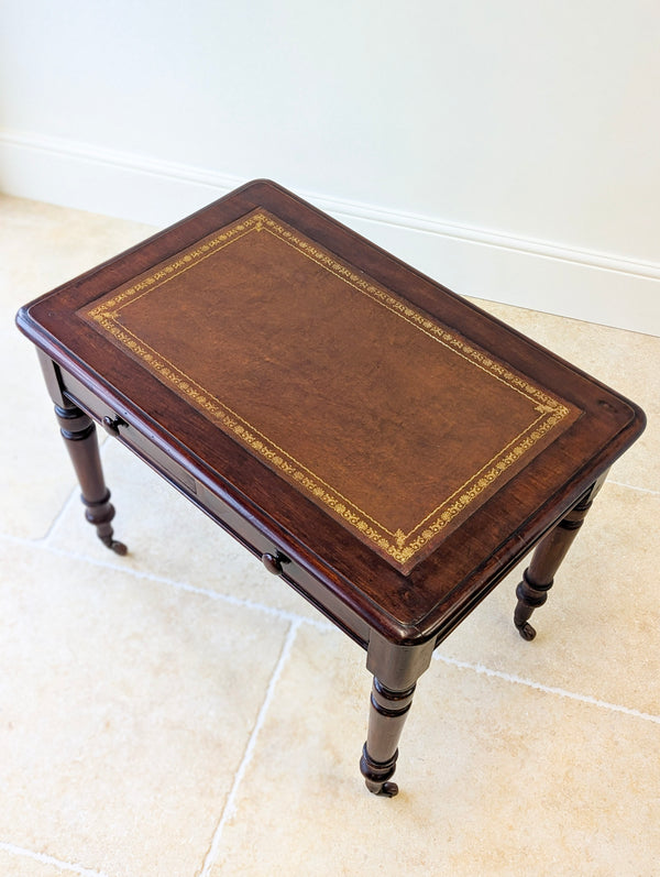 Antique Victorian Mahogany Writing Table c.1870