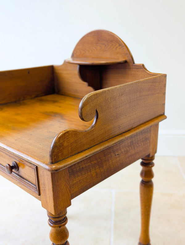 Antique Victorian Oak Dressing / Grooming Stand c.1880