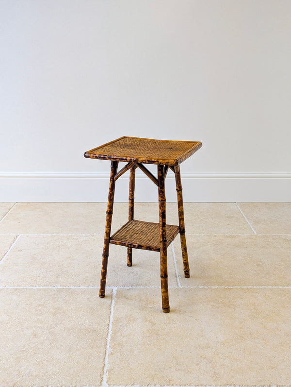 Antique Victorian Bamboo Occasional Table c.1890