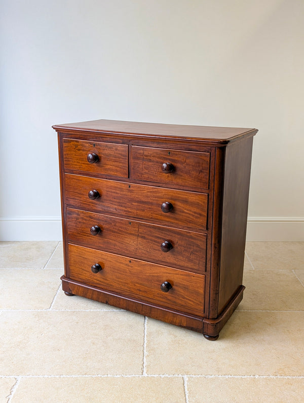 Antique Victorian Mahogany Chest of Drawers c.1870