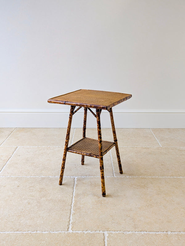 Antique Victorian Bamboo Occasional Table c.1890