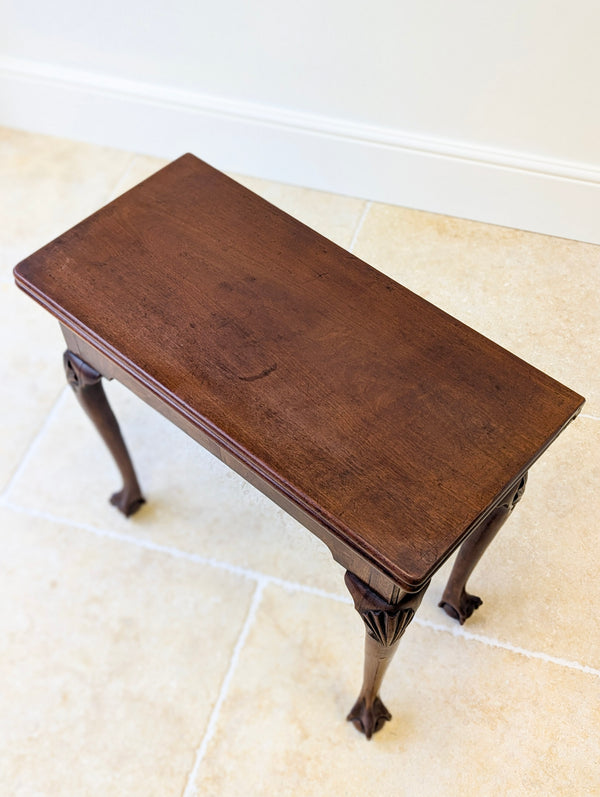 Antique Regency Mahogany Fold-Over Tea Table c.1810